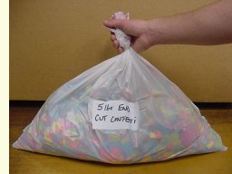 Flameproof End Cut Test Confetti (5lb Bag)